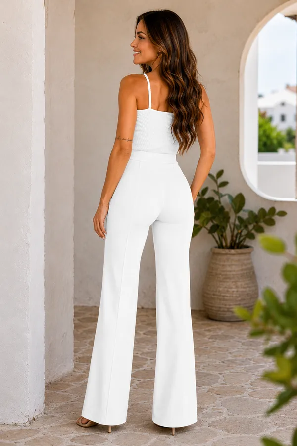 White_Ribbed_Tank_Top_And_Wide_Palazzo_For_Women