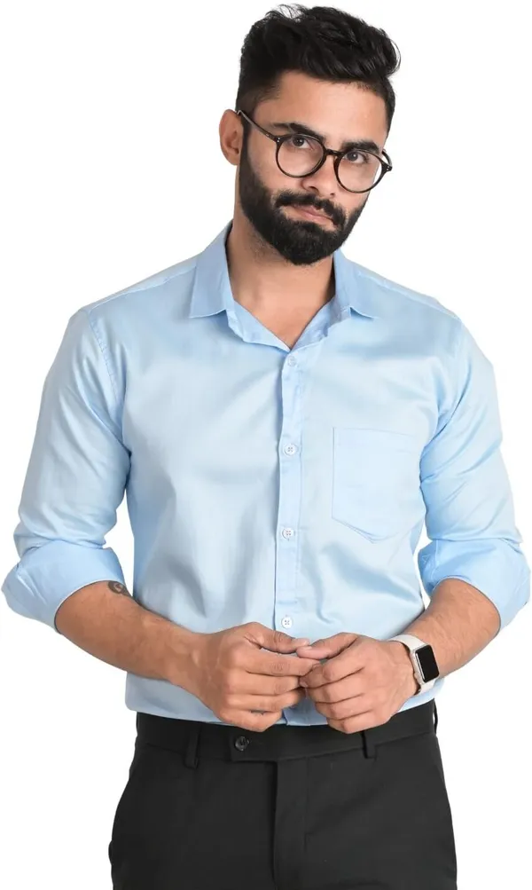 Men_Solid_Casual_Light_Blue_Shirt