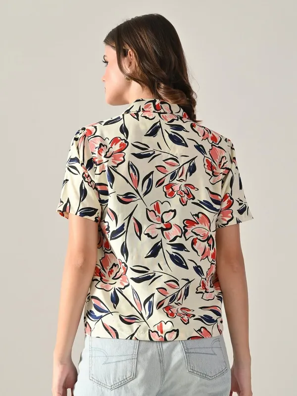 Women_Printed_Beach_Wear_Multicolor_Shirt
