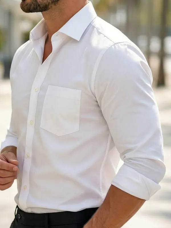 Men_Solid_Casual_White_Shirt
