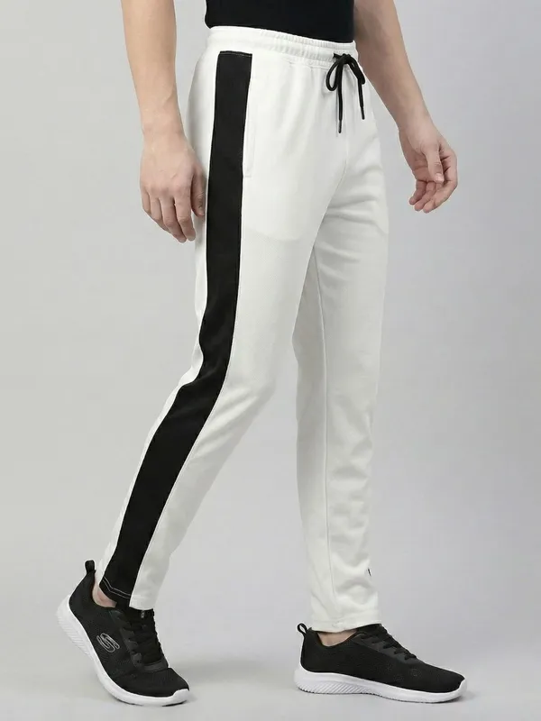 Colorblock_Men_White,_Black_Track_Pants