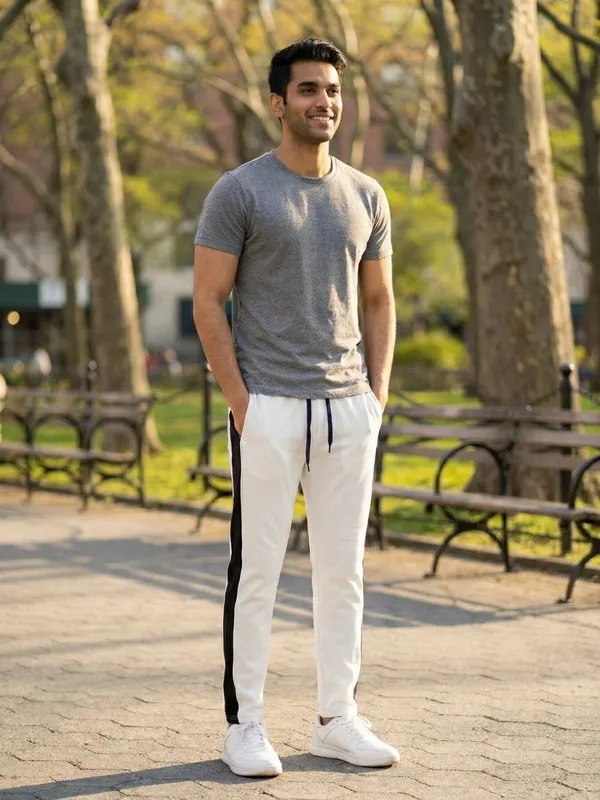 Colorblock_Men_White,_Black_Track_Pants