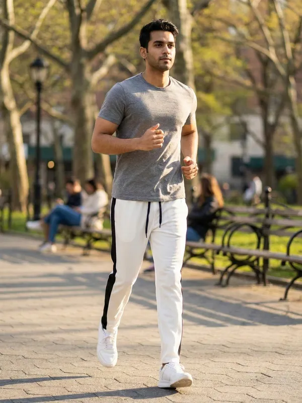 Colorblock_Men_White,_Black_Track_Pants