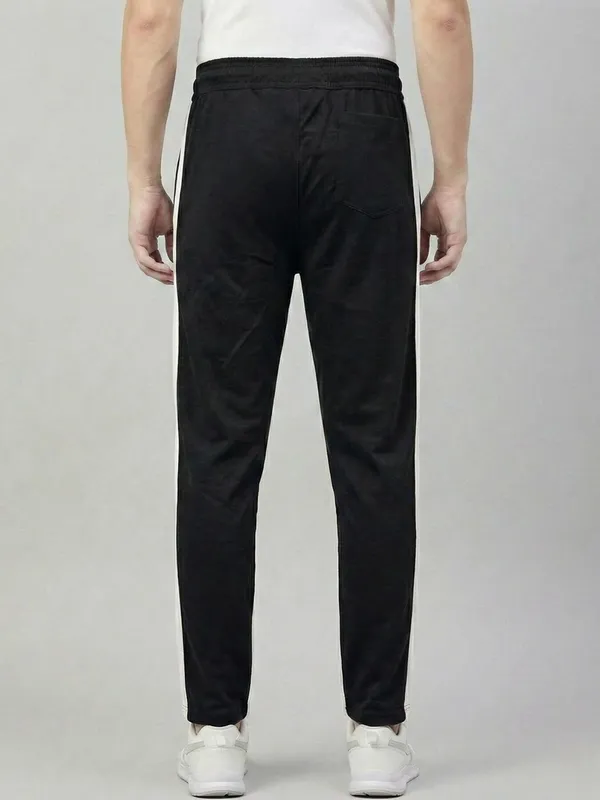 Colorblock_Men_Black,_White_Track_Pants