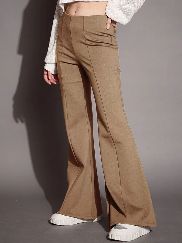 Slim_Fit_Women_Brown_Trousers