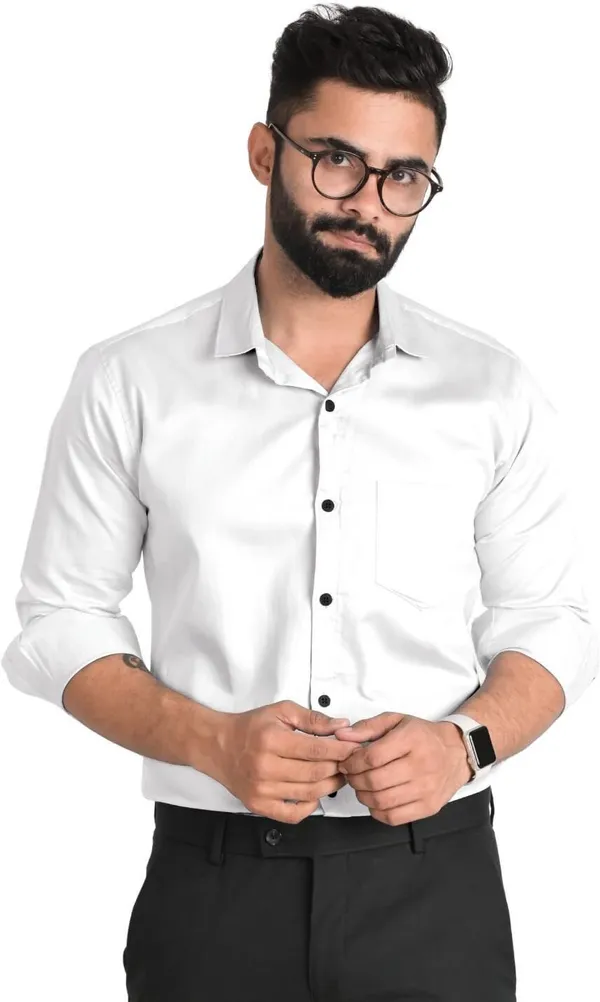 Men_Solid_Casual_White_Shirt