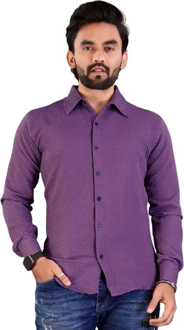 Men_Solid_Casual_Purple_Shirt