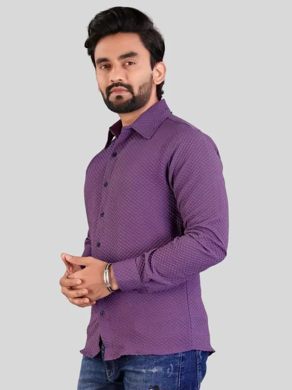 Men_Solid_Casual_Purple_Shirt