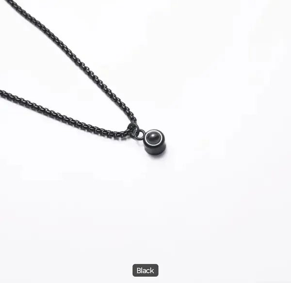 Black_Metal_Chain_Necklace_With_Round_Stone_Pendant