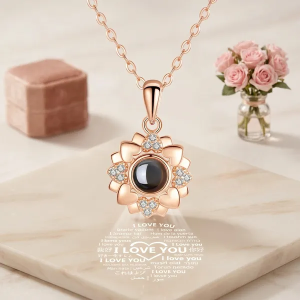Rose_Gold_Floral_Black_Stone_Crystal_Pendant_Necklace_For_Women