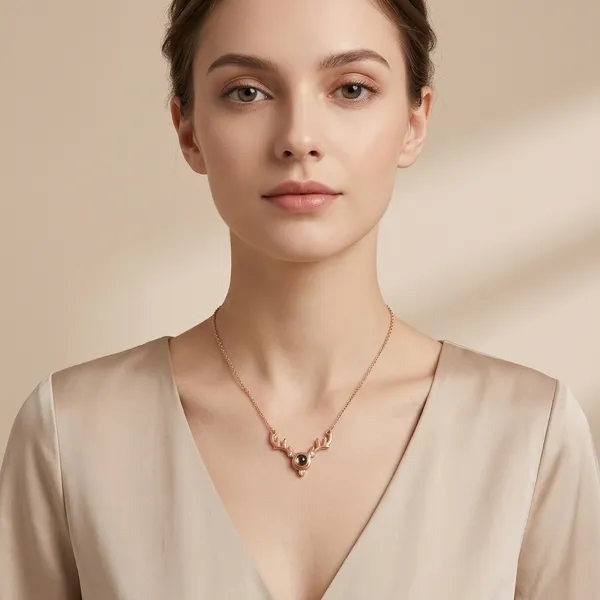 Rose_Gold_Love_Pendant_Necklace_With_Stone