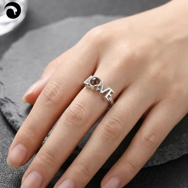 Silver_Love_Text_Ring_With_Brown_Stone_For_Women