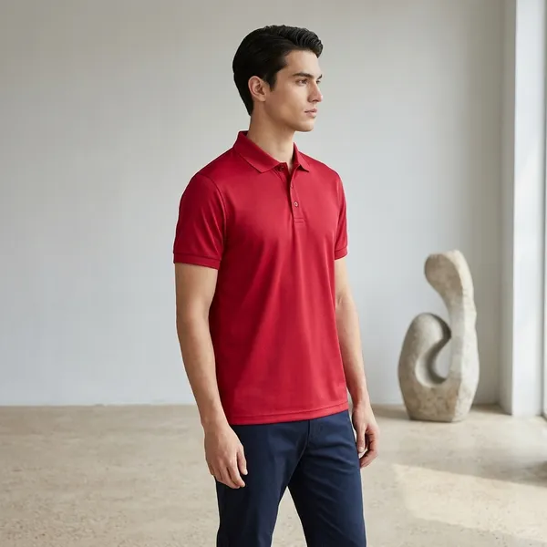 Red_Polycoat_Premium_Polo_T-Shirt_For_Unisex