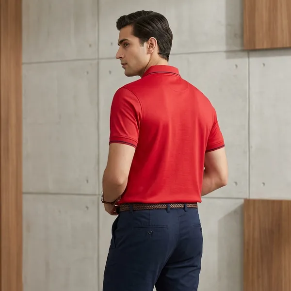 Red_Polycoat_Premium_Polo_T-Shirt_For_Unisex