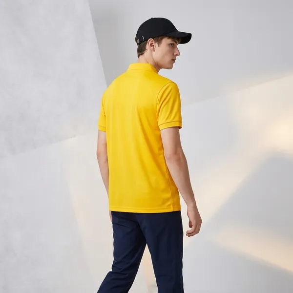 Yellow_Polycoat_Premium_Polo_T-Shirt_For_Unisex