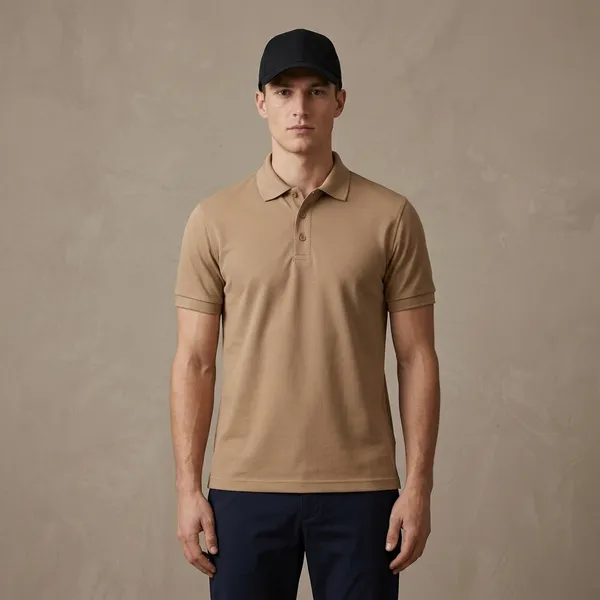 Brown_Polycoat_Premium_Polo_T-Shirt_For_Unisex
