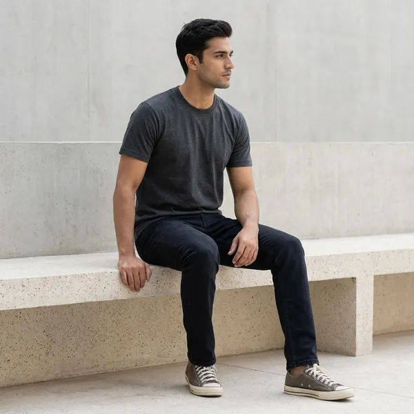 Black_RN_Cotton_Bio_Wash_Premium_Round_Neck_T-Shirt_For_Unisex