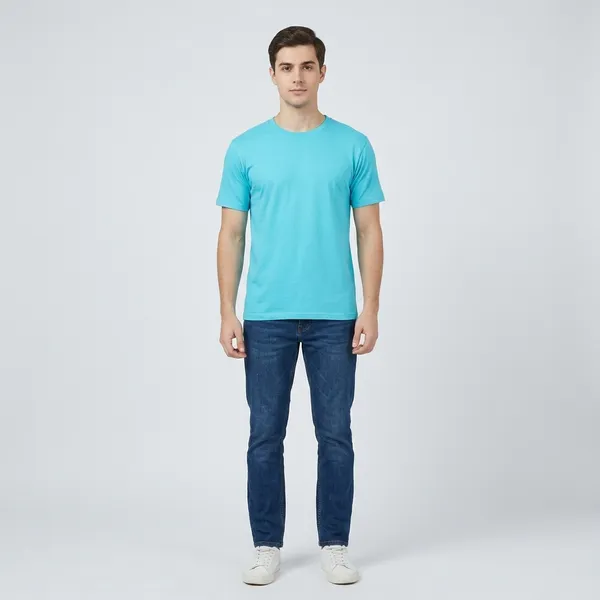Blue_Polycoat_Premium_Round_Neck_T-Shirt_For_Unisex
