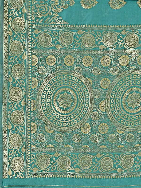 Leelavati_Woven_Self_Design_Kanjivaram_Pure_Silk_Jacquard_Saree_Light_Green