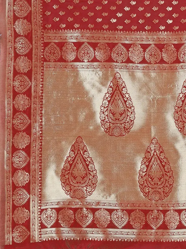 Leelavati_Woven_Self_Design_Kanjivaram_Pure_Silk_Jacquard_Saree_Red