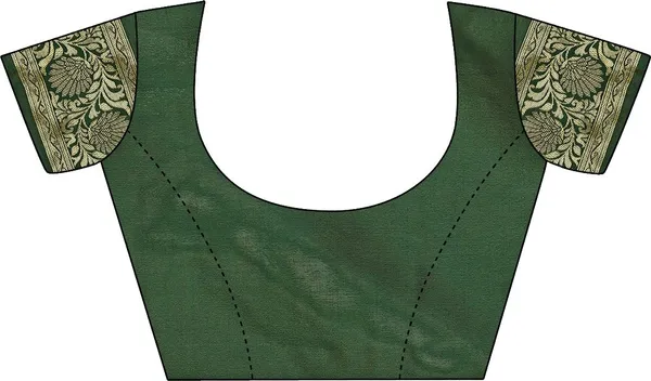 Leelavati_Woven_Self_Design_Kanjivaram_Pure_Silk_Jacquard_Saree_Green