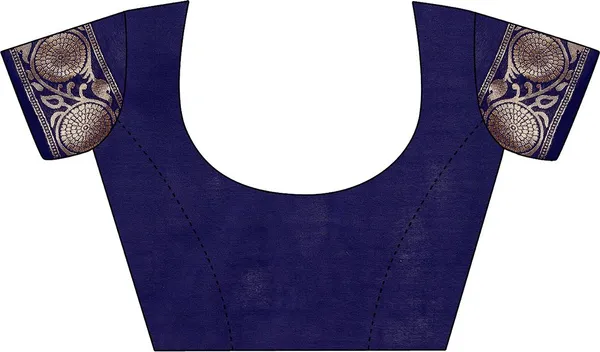 Leelavati_Woven_Self_Design_Kanjivaram_Pure_Silk_Jacquard_Saree_Dark_Blue