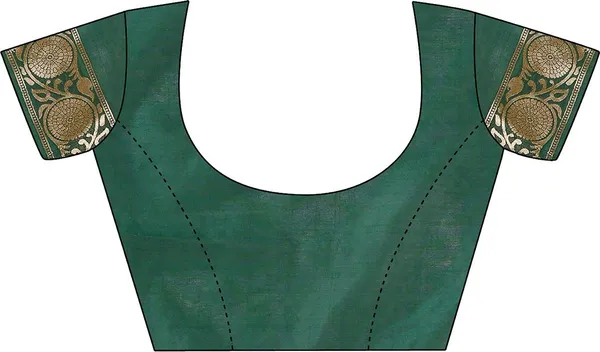 Leelavati_Woven_Self_Design_Kanjivaram_Pure_Silk_Jacquard_Saree_Green