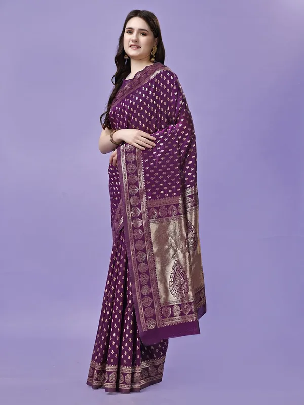 Leelavati_Woven_Kanjivaram_Pure_Silk_Jacquard_Saree_Purple
