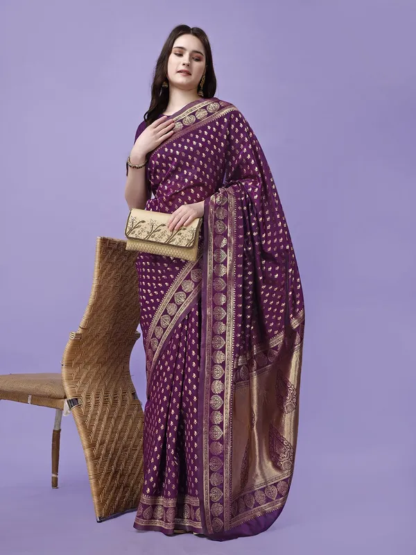 Leelavati_Woven_Kanjivaram_Pure_Silk_Jacquard_Saree_Purple