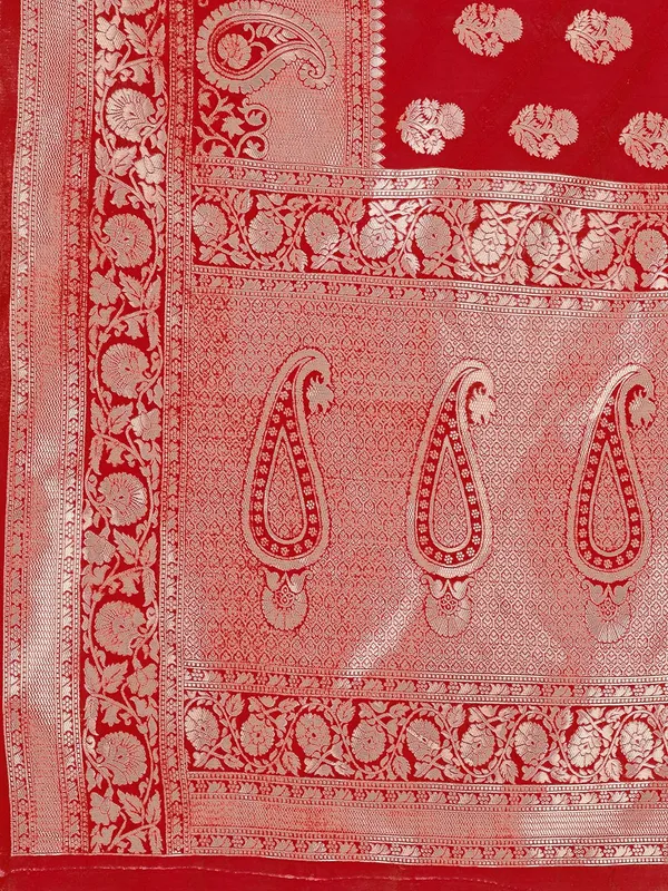 Leelavati_Woven_Self_Design_Kanjivaram_Pure_Silk_Jacquard_Saree_Red