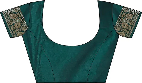 Leelavati_Woven_Kanjivaram_Pure_Silk_Jacquard_Saree_Green