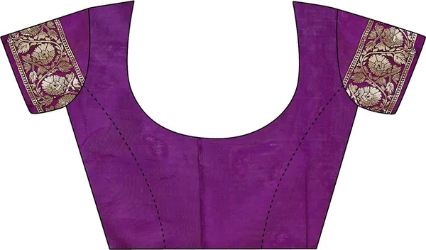 Leelavati_Woven_Self_Design_Kanjivaram_Pure_Silk_Jacquard_Saree_Purple