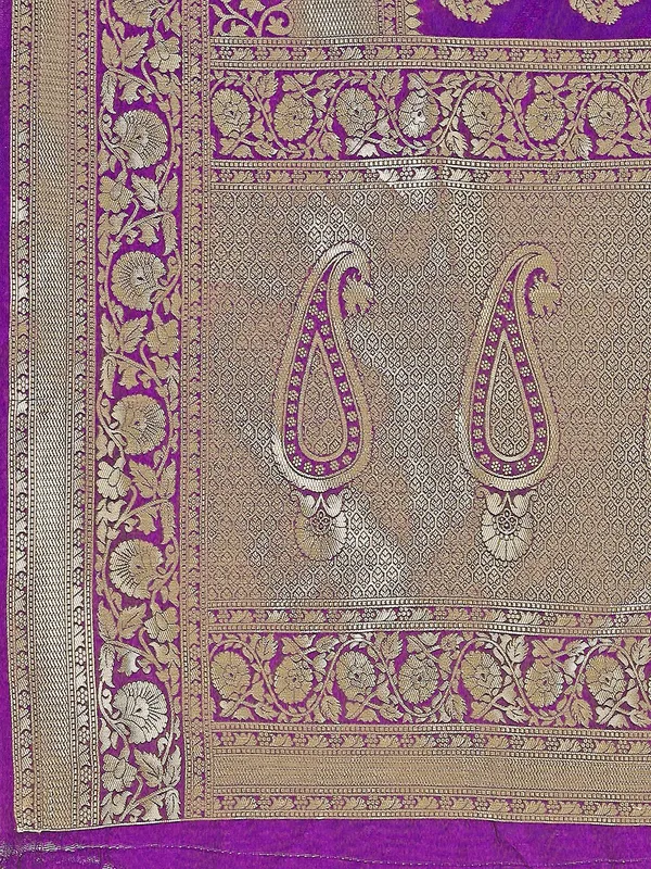 Leelavati_Woven_Self_Design_Kanjivaram_Pure_Silk_Jacquard_Saree_Purple