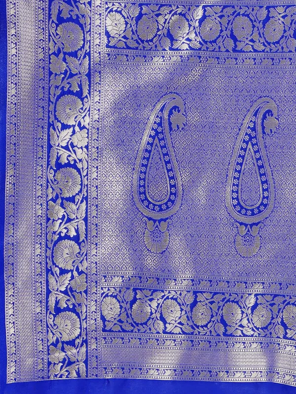 Leelavati_Woven_Kanjivaram_Pure_Silk_Jacquard_Saree_Blue