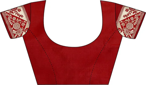Leelavati_Woven_Kanjivaram_Pure_Silk_Jacquard_Saree_Red