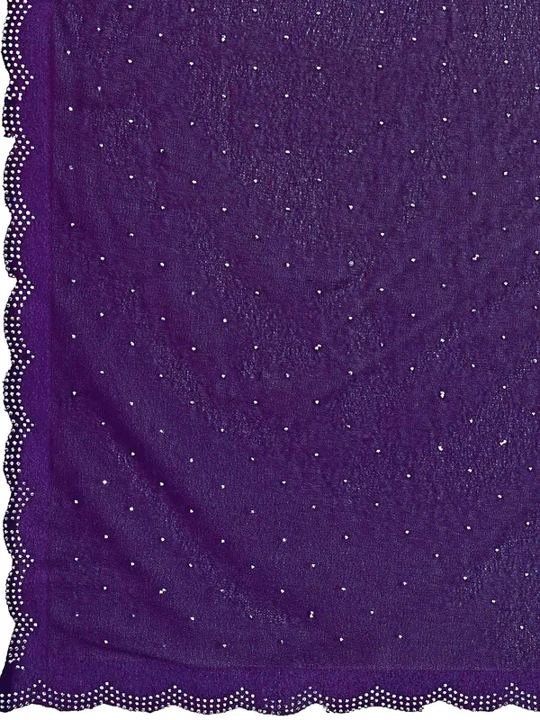 Leelavati_Embellished_Bollywood_Chiffon_Saree_Purple