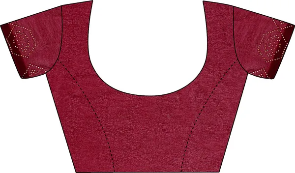 Leelavati_Embellished_Bollywood_Chiffon_Saree_Maroon