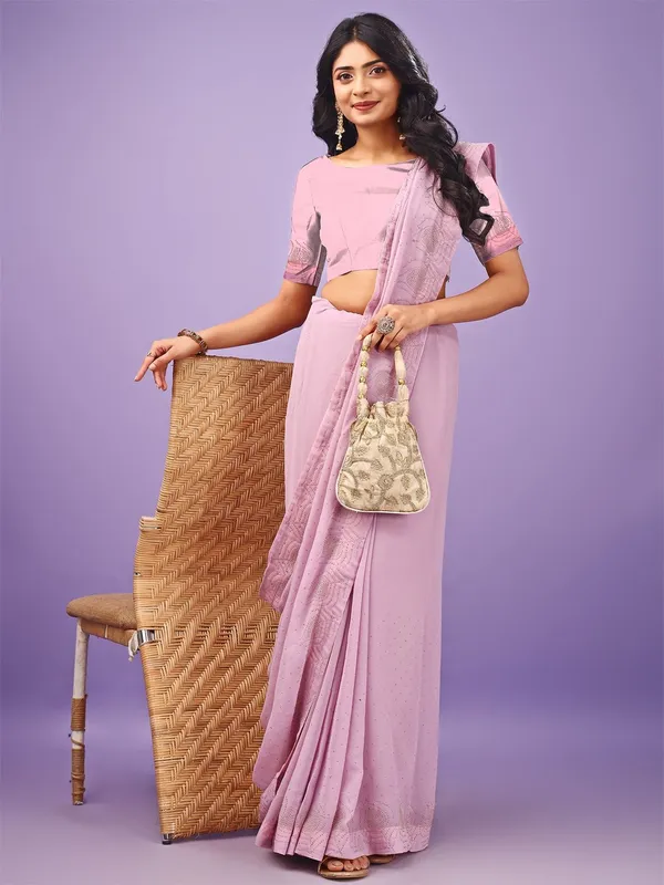 Leelavati_Embellished_Bollywood_Chiffon_Saree_Pink