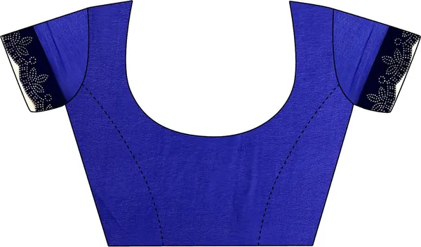 Leelavati_Embellished_Bollywood_Chiffon_Saree_Blue