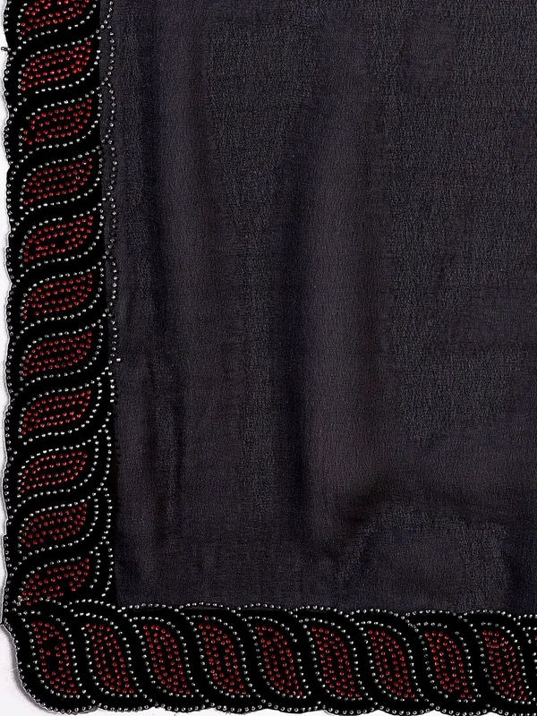Leelavati_Embellished_Bollywood_Chiffon_Saree_Black