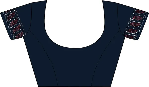 Leelavati_Embellished_Bollywood_Chiffon_Saree_Dark_Blue