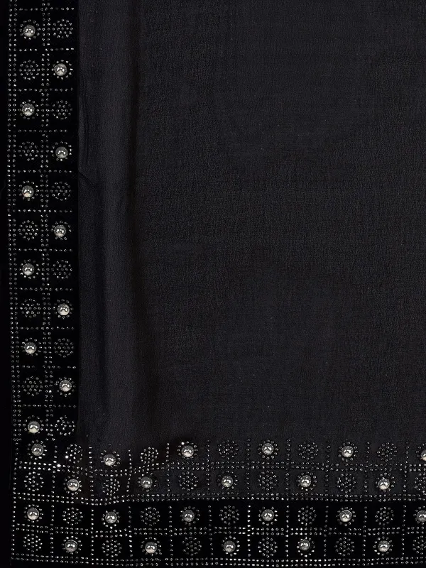 Leelavati_Embellished_Bollywood_Chiffon_Saree_Black