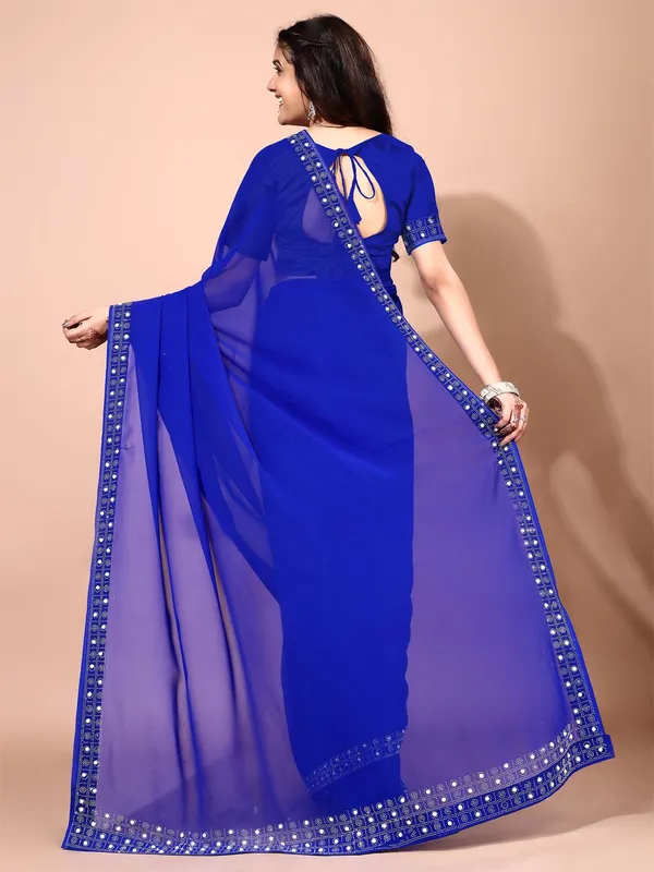 Leelavati_Embellished_Bollywood_Chiffon_Saree_Blue