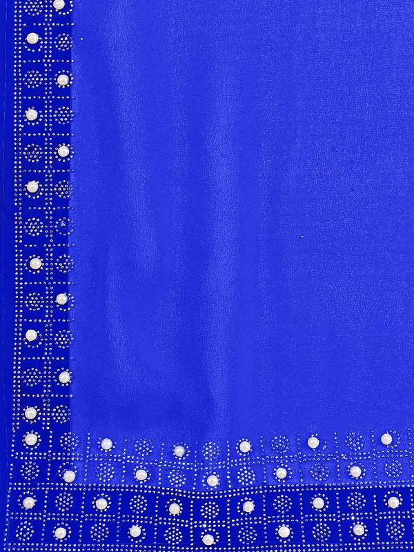 Leelavati_Embellished_Bollywood_Chiffon_Saree_Blue