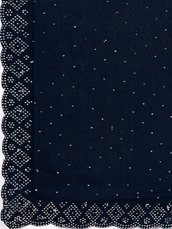 Leelavati_Embellished_Bollywood_Chiffon_Saree_Dark_Blue