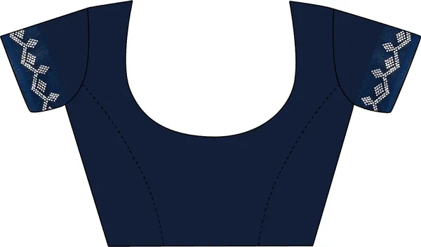 Leelavati_Embellished_Bollywood_Chiffon_Saree_Dark_Blue