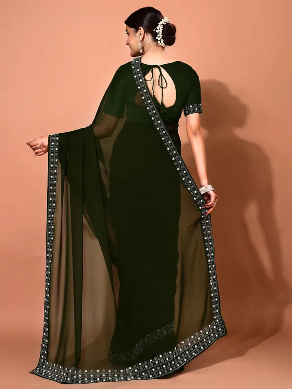 Leelavati_Embellished_Bollywood_Chiffon_Saree_Green
