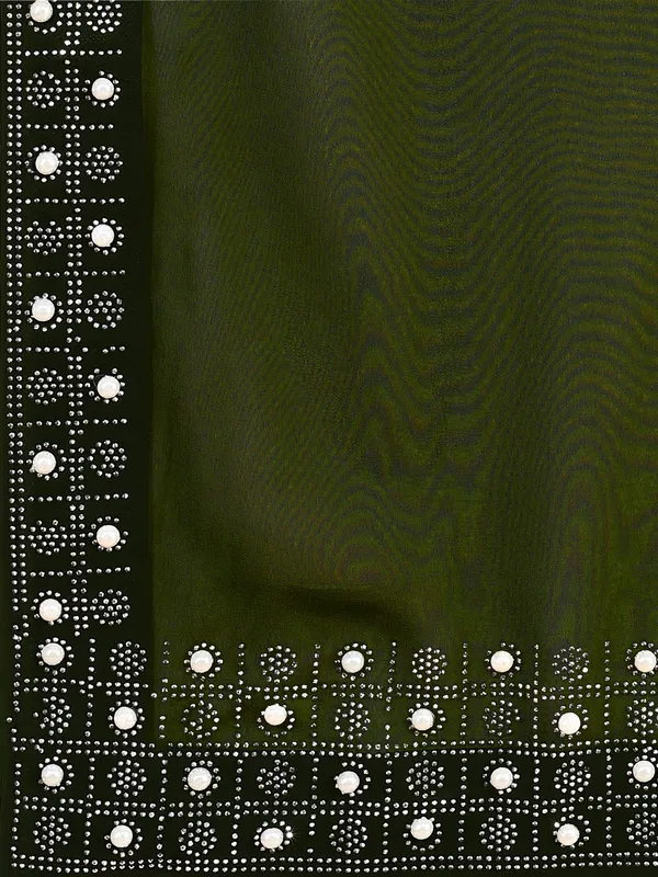 Leelavati_Embellished_Bollywood_Chiffon_Saree_Green