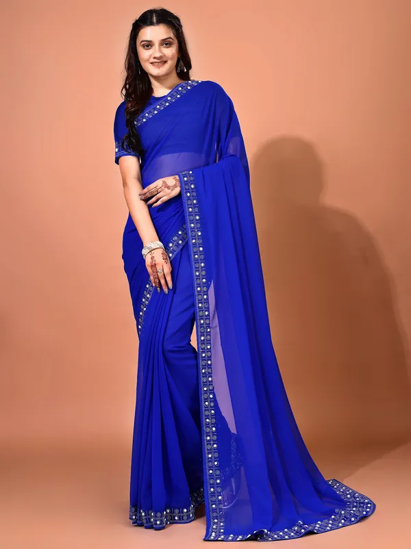 Leelavati_Embroidered_Embellished_Bollywood_Georgette_Saree_Blue