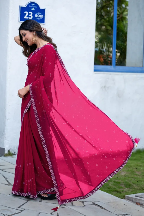 Leelavati_Embellished_Bollywood_Chiffon_Saree_Pink